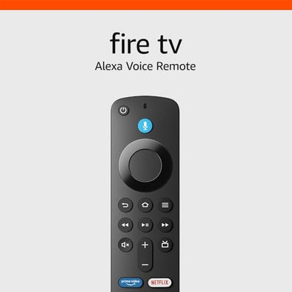 Amazon Fire TV Alexa Voice Remote (newest model) with TV controls, requires compatible Fire TV device