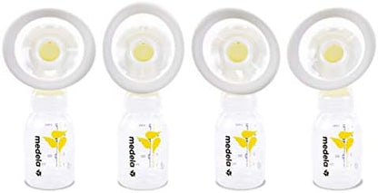 Medela Medela Breast Shields - PersonalFit Flex, 21mm Medela Breast Shield Shaped Around You for Comfortable and Efficient Pumping, Made Without BPA, Pack of 2 Breastshields, Clear, 21mm