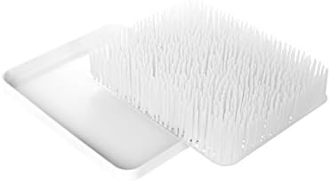 Boon Lawn Countertop Baby Bottle Drying Rack - White - Bottle Rack and Organizer - Baby Feeding Essentials - 13.5 x 11 x 2.5 - 1 Count