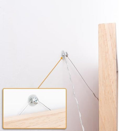 KURUI Self Drilling Drywall Anchors Assortment Kit, 200PCs Picture Hanging Kit for Frame,Curtain Rods,Art Hanging, 100PCs #6 Heavy Duty Metal Dry Wall Anchors 100PCs #8 Plastic Drywall Hangers