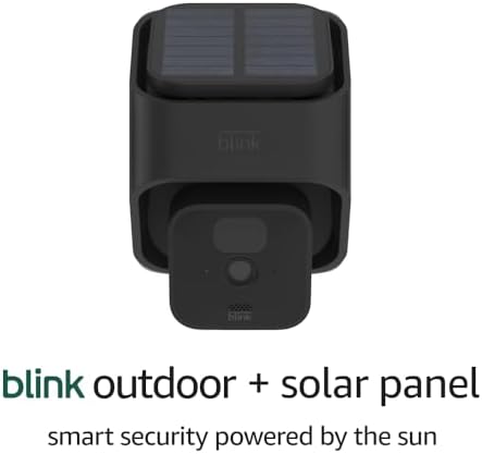 Blink Outdoor (3rd Gen) + Solar Panel Charging Mount – wireless, HD smart security camera, solar-powered, motion detection – Add-on camera (Sync Module required)