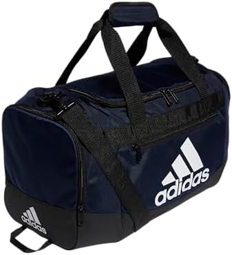 adidas Unisex Defender 4.0 Gym Duffel Bag for Men and Women, Team Navy Blue, Small (38L)