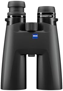 ZEISS Conquest HDX Binoculars 8x56 Waterproof, Compact with LotuTec T* HD Coated Glass for Optimal Clarity in All Weather Conditions for Bird Watching, Hunting, Sightseeing, Black