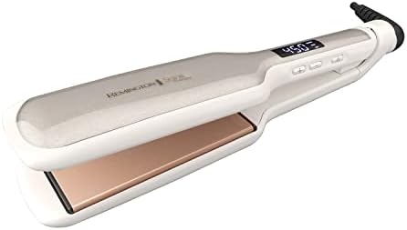 Remington Shine Therapy 2 inch Hair Straightener, Flat Iron Infused with Argan Oil & Keratin, Professional Ceramic Flat Iron for Less Frizz, Shiny & Smooth Hot Styling Tools