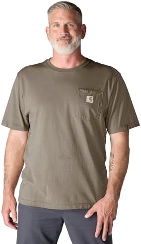 Carhartt Men's Loose Fit Heavyweight Short-Sleeve Pocket T-Shirt (Also Available in Big & Tall)