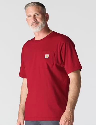 Carhartt Men's Loose Fit Heavyweight Short-Sleeve Pocket T-Shirt (Also Available in Big & Tall)