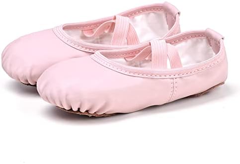 Stelle Ballet Shoes for Girls Toddler Ballet Slippers Soft Leather Boys Dance Shoes for Toddler/Little Kid/Big Kid