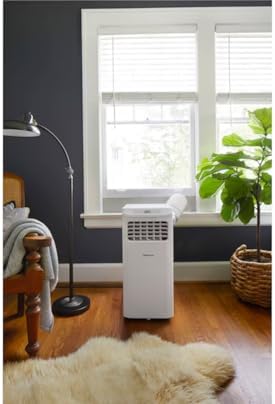 Hisense Portable Air Conditioner 6,000 BTU Cooling Dehumidifier Fan for Smaller Room up to 250 sq ft, Remote Control, White (Renewed)