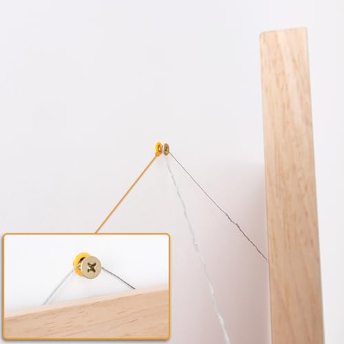 KURUI 510Pcs Wall Hanging Kit with Anchors and Screws, Picture Hanging Kit for Wall Decor Art, Frame, Canvas, Dry Wall Anchors Assortment Kit for Sheetrock Concrete Brick, 6 Sizes Picture Hangers