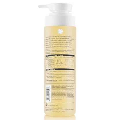 Naturium The Glow Getter Multi-Oil Hydrating Body Wash, Gentle Cleanser, 16.9 oz