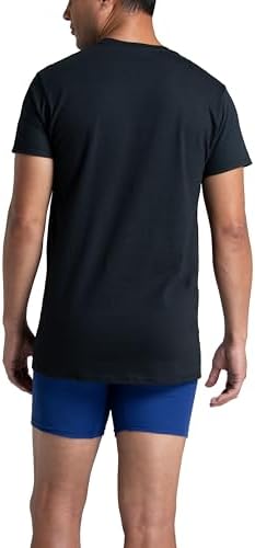 Fruit of the Loom Men's Undershirts, Moisture Wicking & Tag Free, Short Sleeve Crew T-Shirts