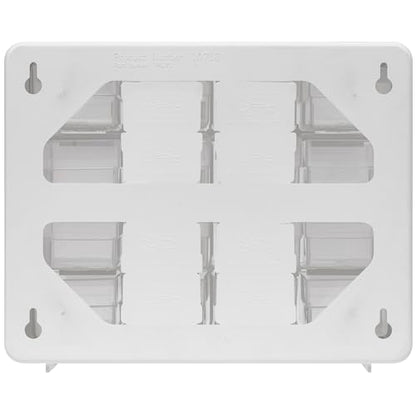 Akro-Mils 16-Drawer Plastic Drawer Storage Cabinet for Garage Organization, Beads, Makeup Organizer, Building Bricks Storage, Teacher Toolbox, 10-1/2-Inch W x 6-1/2-Inch D x 8-1/2-Inch H, 10116 White
