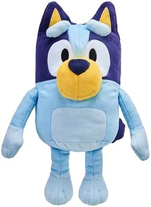 Bluey Sound Effects Talking Stuffed Plush, 13” Soft Musical Toys, Interactive Stuffed Animal with 9 Different Phrases, Musical Toys for Kids