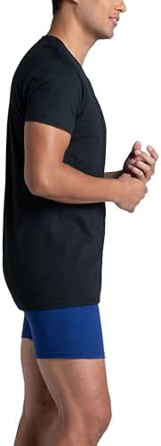 Fruit of the Loom Men's Undershirts, Moisture Wicking & Tag Free, Short Sleeve Crew T-Shirts