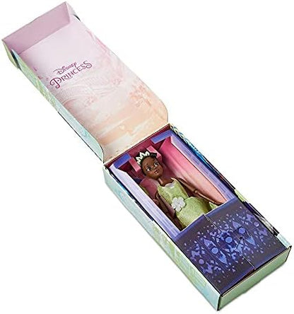 Disney Store Official Disney Princess Classic Doll (Tiana from The Princess and the Frog), 11 Inches, includes Brush with Molded Details, Posable Toy in Classic Outfit - Disney Princess Toys for Girls