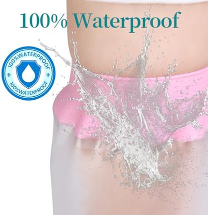 Waterproof Cast Covers for Shower Leg, Knee Surgery Recovery Equipment, Cast Protector for Showering Leg Adult Wounds, Cast Cover Leg Adult After Surgery, Shower Boot Cover Waterproof Foot, Reusable