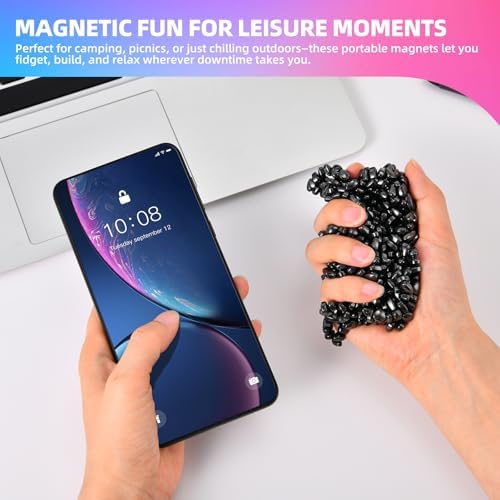 1000pcs Magnet Balls Fidget Toys for Adults & Teens,Weak Magnetic Balls Ferrite Putty，Stress Relief Sensory Toys for Autism ADHD Anxiety,Desk Fidgets Toys for Office/Adults Gifts