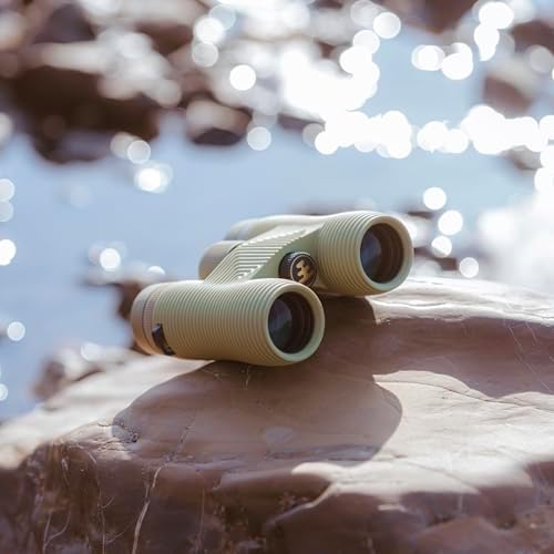 Nocs Provisions Field Issue Compact 8x32 Waterproof Binoculars, Shockproof, Fogproof, 8X Magnification, Bak4 Prism, Multi-Coated Lenses for Adults & Kids, Bird Watching, Hunting & Wildlife Viewing
