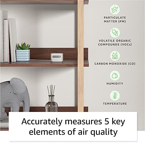 Amazon Smart Air Quality Monitor – Know your air, Works with Alexa