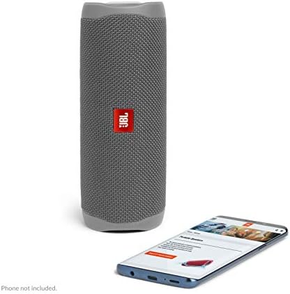JBL FLIP 5 Waterproof Portable Bluetooth Speaker - Gray (Renewed)