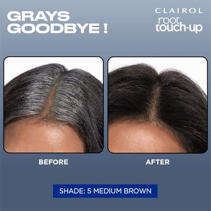 Clairol Root Touch-Up by Nice'n Easy Permanent Hair Dye, 6WN Light Chocolate Brown Hair Color, Pack of 2