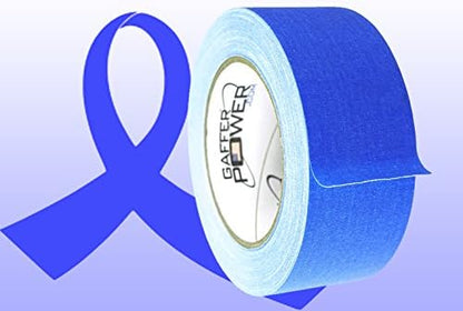 Gaffer Power Gaffers Tape 2 Inch | Electric Blue | USA Made Quality | Leaves No Residue