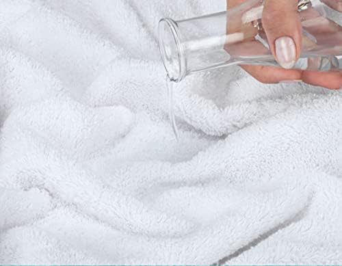 American Soft Linen Luxury 4 Piece Bath Towel Set, 600 GSM 100% Cotton Turkish Bath Towels for Bathroom, 27x54 in Extra Large Bathroom Shower Towels, White