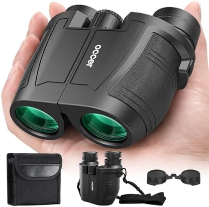 Occer 12x32 Compact Binoculars for Adults High Powered, Large Eyepiece Binocular for Kids - Easy Focus Binoculars for Bird Watching,Cruise Ship, Hunting,Travel,Sightseeing