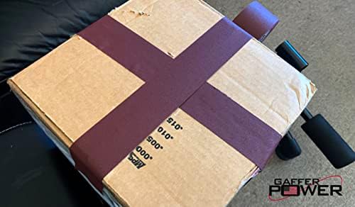 Gaffer Power Gaffers Tape 2 Inch | Deep Rich Burgundy | USA Made Quality | Leaves No Residue