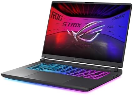 ASUS ROG Strix G16 (2025) Gaming Laptop, 16” FHD+ 16:10 165Hz/3ms Display, NVIDIA® GeForce RTX™ 5060 Laptop GPU, Intel® Core™ i7 Processor 14650HX, 16GB DDR5, 1TB Gen 4 SSD, Wi-Fi 7, Windows 11 Home