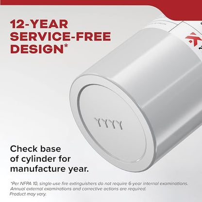 Kidde Fire Extinguisher for Vehicles, Cars, Trucks, Single-Use 10BC