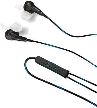 Bose QuietComfort 20 Acoustic Noise Cancelling Headphones, Compatible with Apple Devices, Black (Renewed)