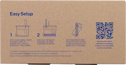 Brita UltraMax Large Water Dispenser with 1 BritaPlus Filter, 27 Cup, White (Package May Vary)