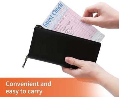 24 Pack Pink Guest Checks Books for Servers Server Note Pads, Waiter Checkbook, Waitress Notepad for Restaurants, Paper Checks 50 Sheets/Pack, 1200 Total Tickets