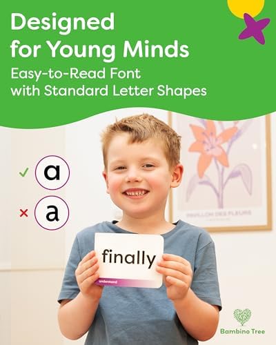 Sight Words Flash Cards Kindergarten to 4th Grade - 600 Words from Dolch's and Fry's Lists on Thick Durable Large Educational Cards with Sorting Corner and 18 Mini Learning Games
