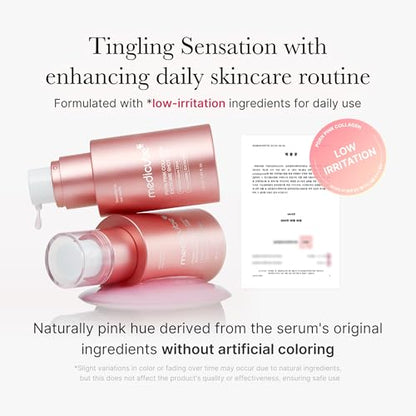 medicube PDRN Pink Collagen Exosome Shot Serum 7,500 PPM | Liquid Skin Booster | Exosome, Salmon DNA PDRN, Spicules | Uneven Skin Tone, Pore Care, Skin Texture | Korean Skin Care 1.01 fl.oz