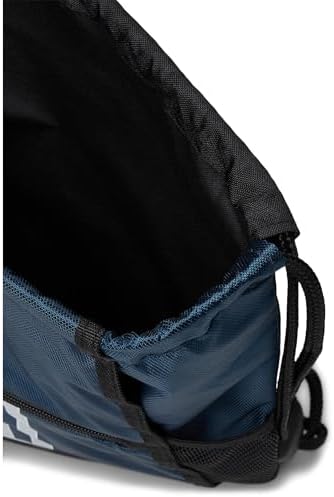 adidas Alliance Sackpack, Drawstring Backpack, Lightweight Small Gym Bag for Women and Men, Team Navy Blue, One Size
