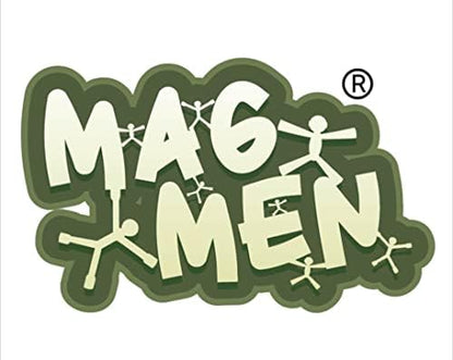 MAGMEN Enhanced Grip Magnetic Fidget Figures for Kids 3-8 & Toddlers | 10-Piece Solid Colors Multipurpose Magnets Set for Travel, Road Trip, Office & Stocking Stuffer Gifts.