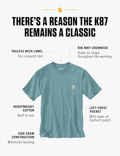 Carhartt Men's Loose Fit Heavyweight Short-Sleeve Pocket T-Shirt (Also Available in Big & Tall)