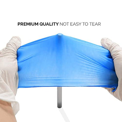 Basic Medical Synmax Vinyl Exam Gloves - Latex-Free & Powder-Free Disposable Glove - Large, BMPF-3003(1000 Pcs)