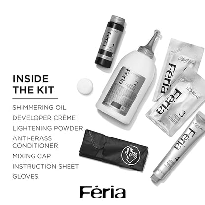 L'Oreal Paris Feria Multi-Faceted Shimmering Permanent Hair Color, C74 Intense Copper, Hair Dye Kit, Pack of 2