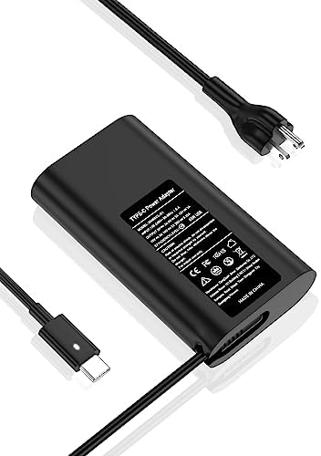 TSKYBEAR 65W 45Watt Compatible with Dell Laptop USB C Charger Latitude 5420 5520 5320 7420 5430 7390 7320 7400,XPS 13 Chromebook 3100 Computer Type C Fast Charging AC Adapter Power Supply Cord