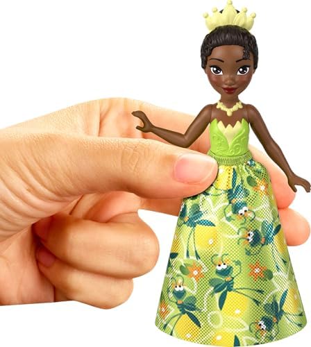 Mattel Disney Princess & Friends Set with 5 Posable Small Dolls in Removable Skirts or Pants & 5 Friend Figures, Inspired by The Disney Movies