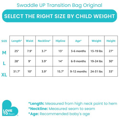 Love to Dream Swaddle Up Transition Swaddle, Patented Zip-Off Wings, Gently Help Baby Transition from Being Swaddled to Arms Free When Showing Signs of Rolling, 1.0 TOG, 13-19 lbs, Gray