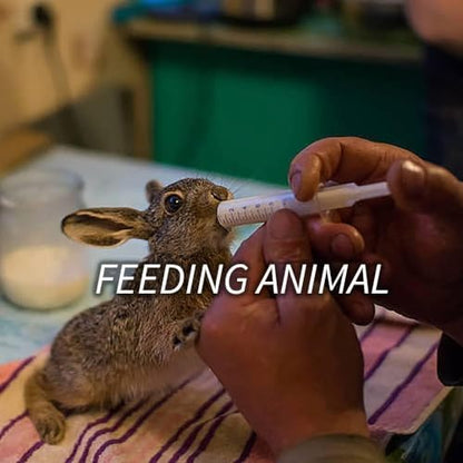 Wisdom Teeth Syringes, 50 Pack Irrigation Dental Syringes with Measure Scale & Curved Tip for Dental Care Liquid Oral Tonsil Stone