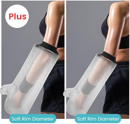 Cast Covers for Shower Arm, Waterproof Cast Cover Arm, Cast Cover for Swimming, Cast Protector for Shower Arm Adult, Elbow, Hand, Elbow (Diameter - 6.3")
