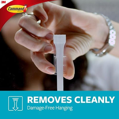 Command Hand Towel Holder Matte Black with Water Resistant Command Strips, Rust Resistant Bathroom Organizer, Holds up to 5 lbs, 1 Ring