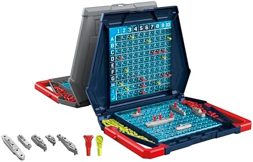 Battleship Classic Board Game, Strategy Game for Kids Ages 7 and Up, Fun for 2 Players