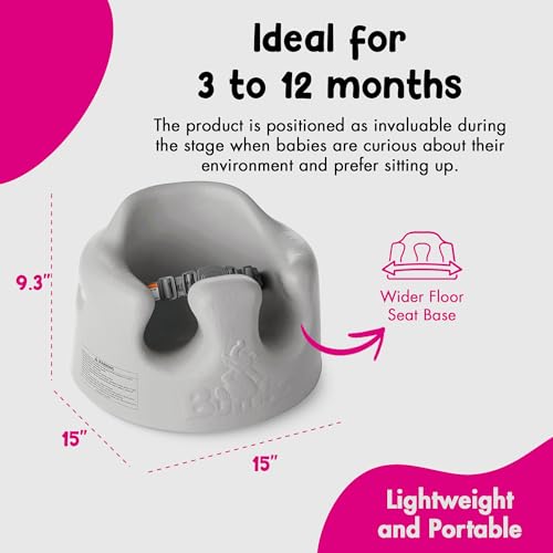 Bumbo B10060 Floor Seat, Cool Grey