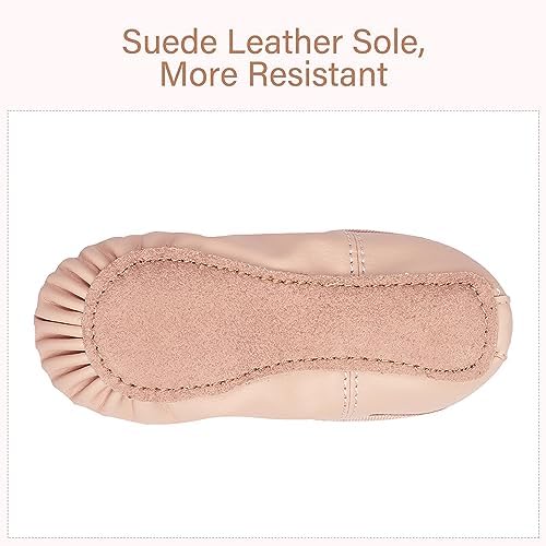 Stelle Ballet Shoes for Girls Toddler Ballet Slippers Soft Leather Boys Dance Shoes for Toddler/Little Kid/Big Kid